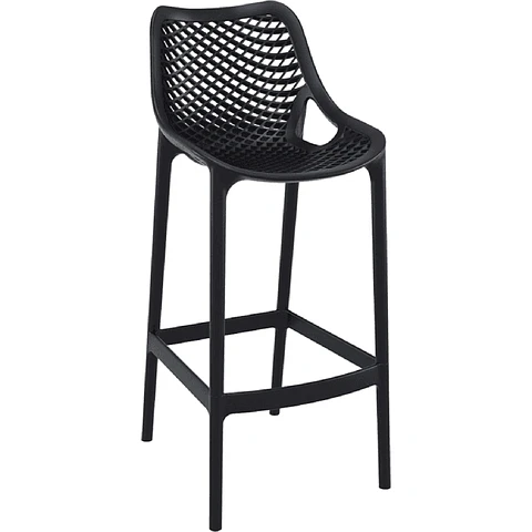 Taburete de Bar o Terraza Berlín - Negro y Blanco 