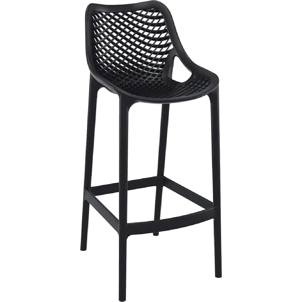 Taburete de Bar o Terraza Berlín - Negro y Blanco  1