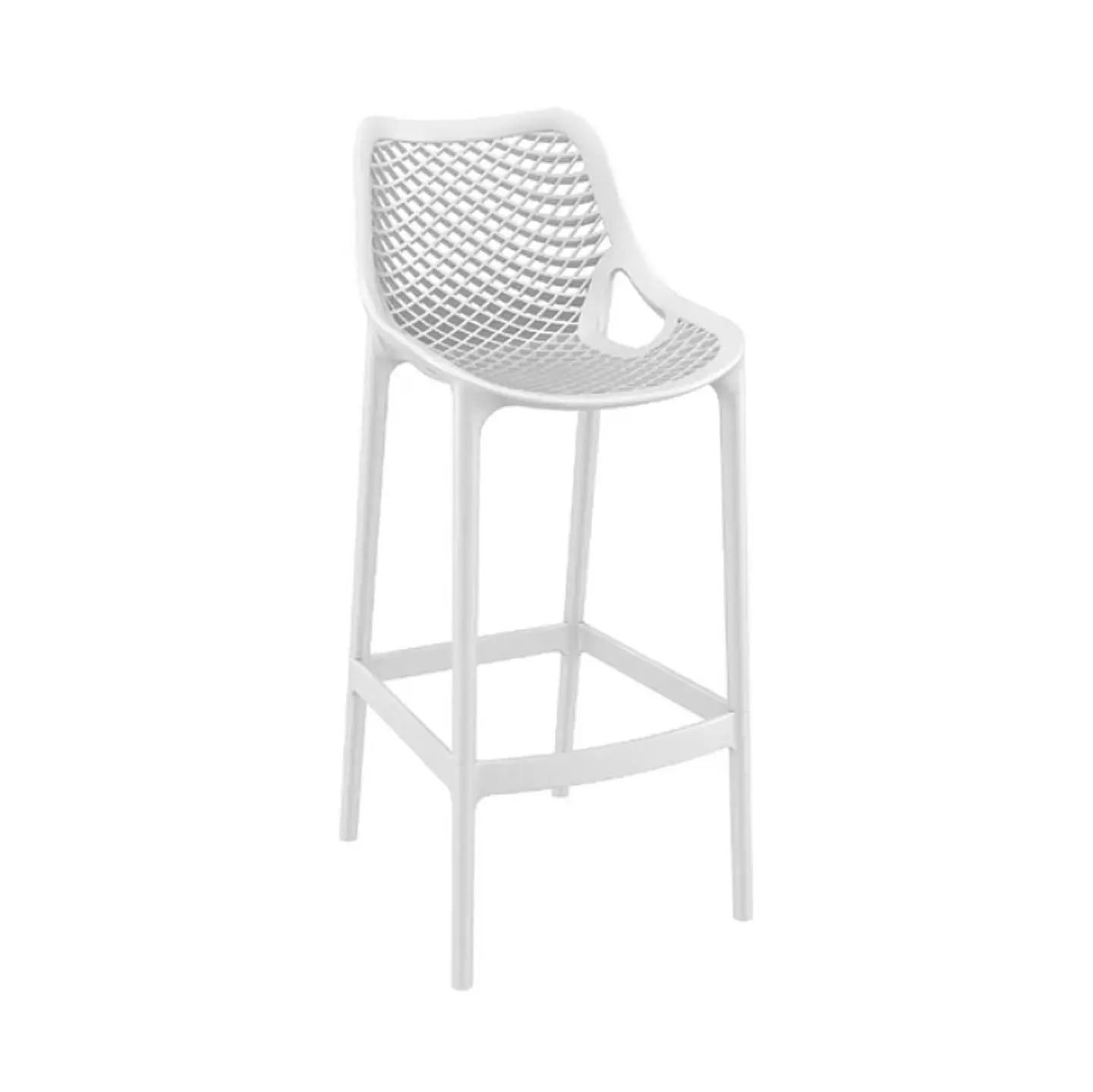Taburete de Bar o Terraza Berlín - Negro y Blanco  6