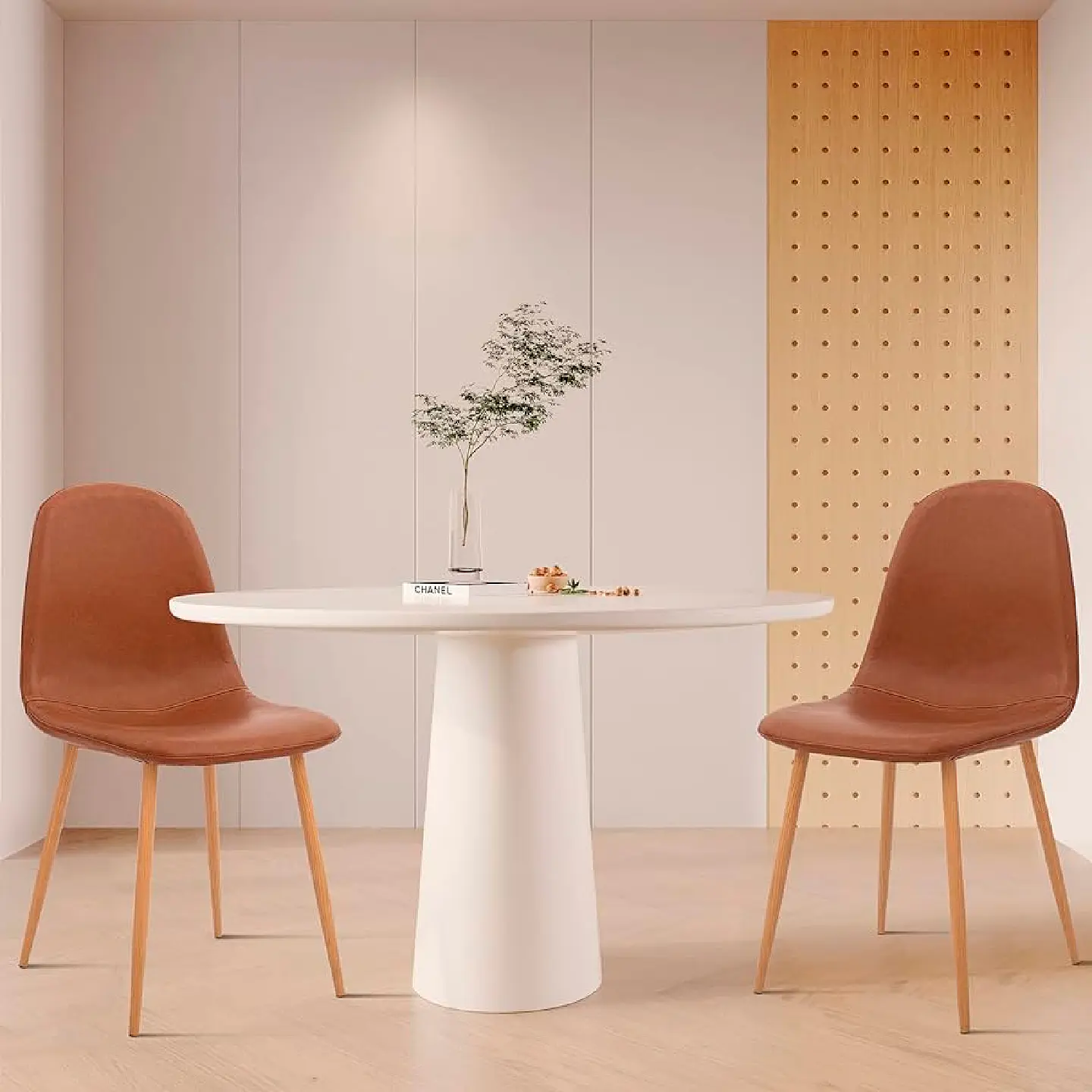 Silla Spoon Ecocuero - Café  3