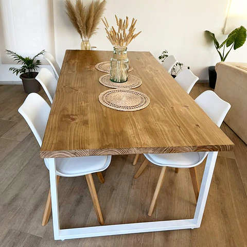 Comedor Andes 6 a 8 Personas - Tulip - Blanco