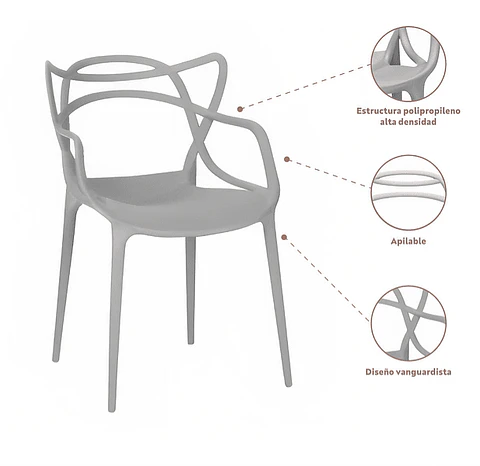 Silla Master - Gris