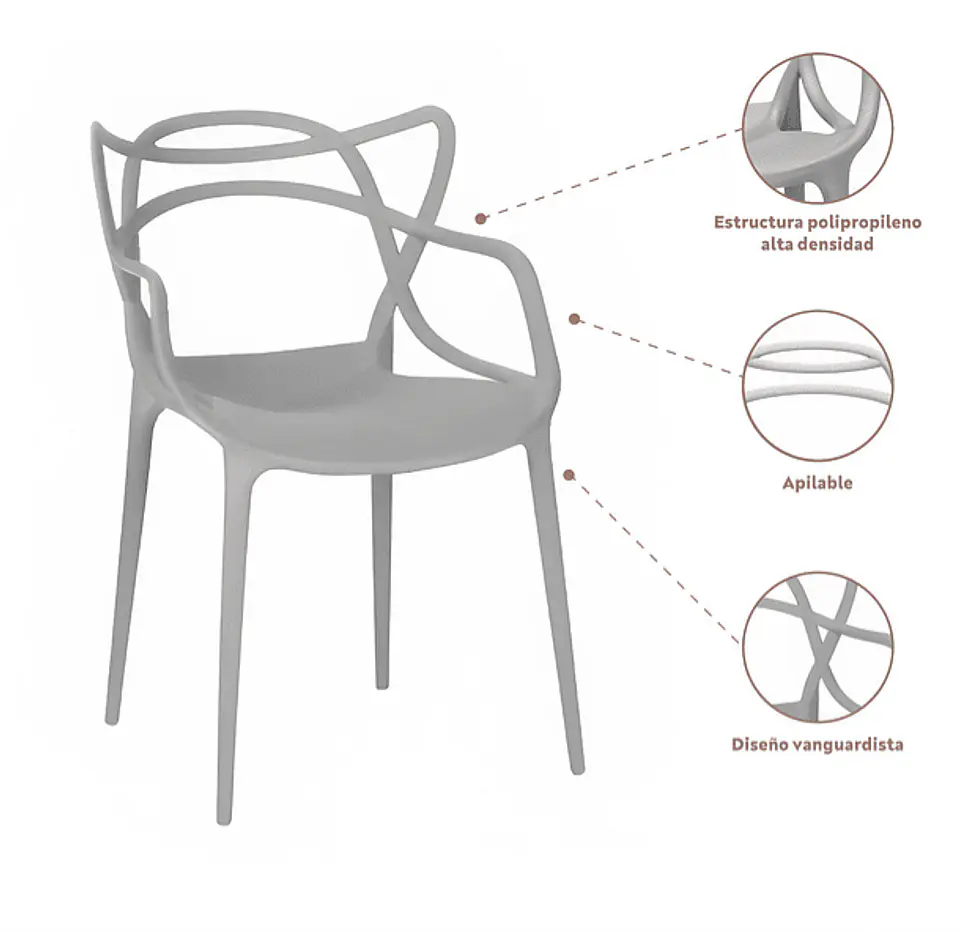Silla Master - Gris 2