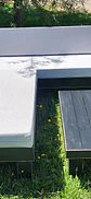 Terraza Balcón en L - Madera Negra con bordes gastados - Miniatura 6