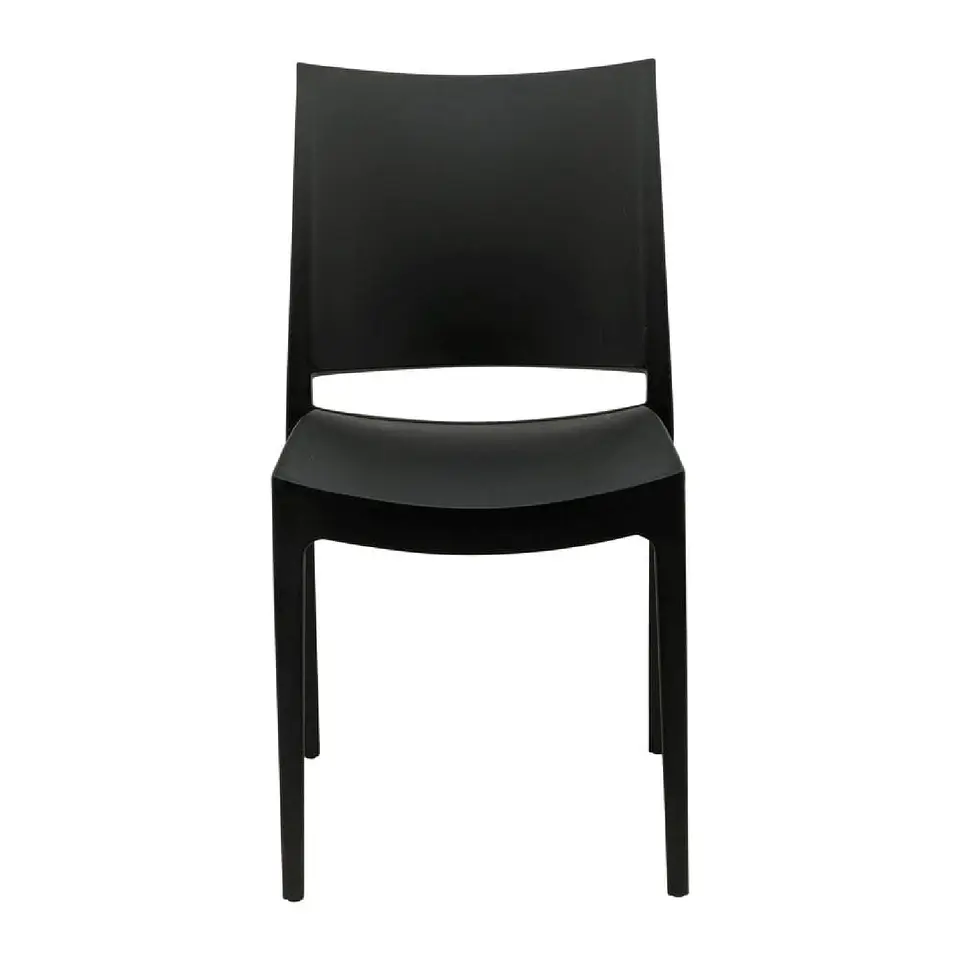 Silla de Exterior Restaurant - Negra 4