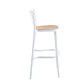 Taburete Crossback 77 cm - Blanco - Miniatura 2