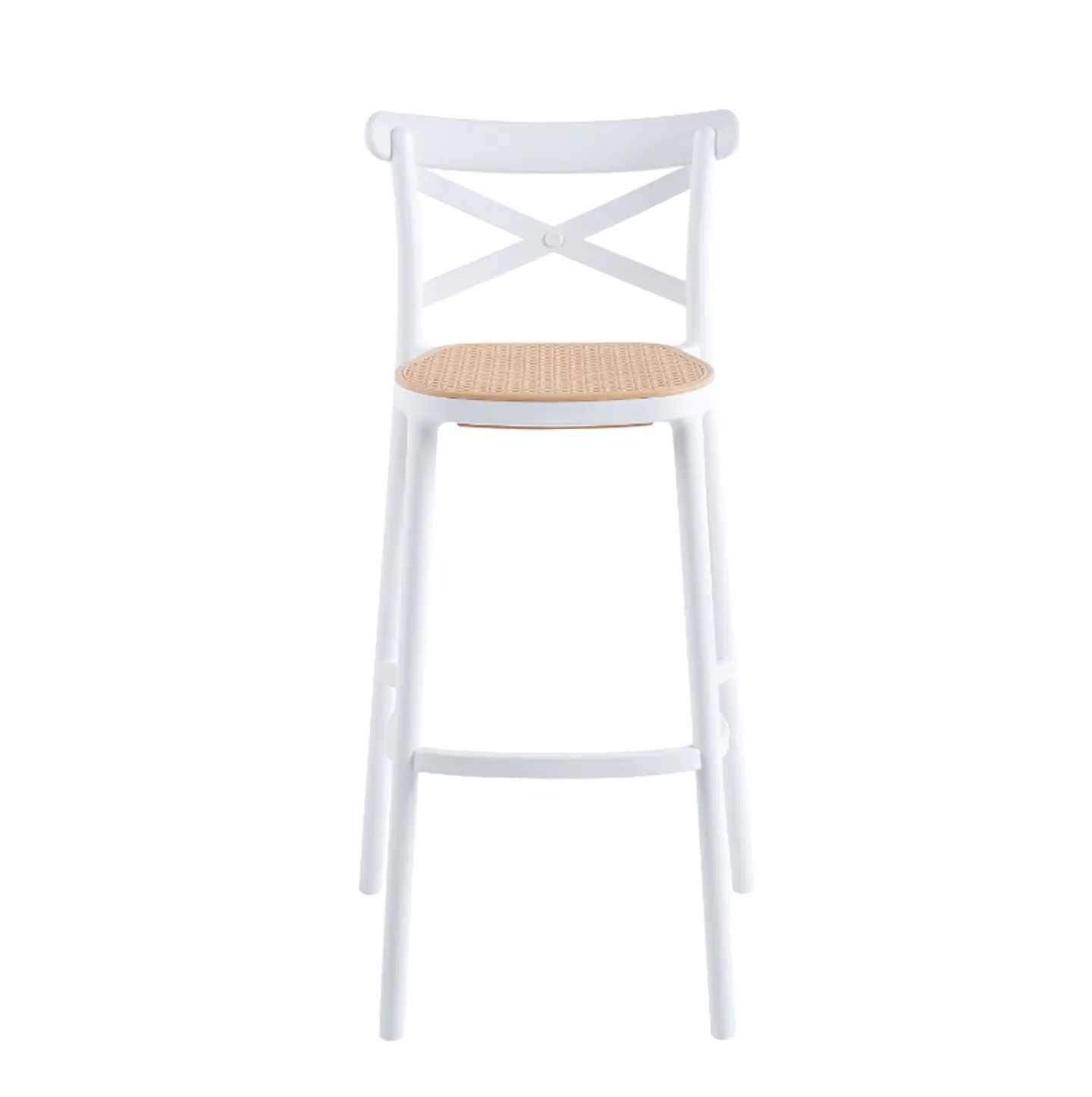 Taburete Crossback 77 cm - Blanco 3
