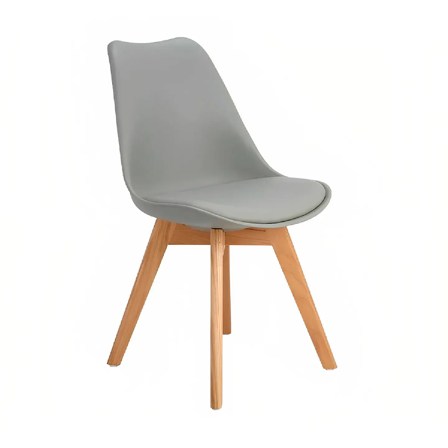 Silla Tulip Acolchada - Gris 1