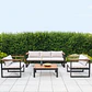 Living terraza Industrial 5 personas - Miniatura 1