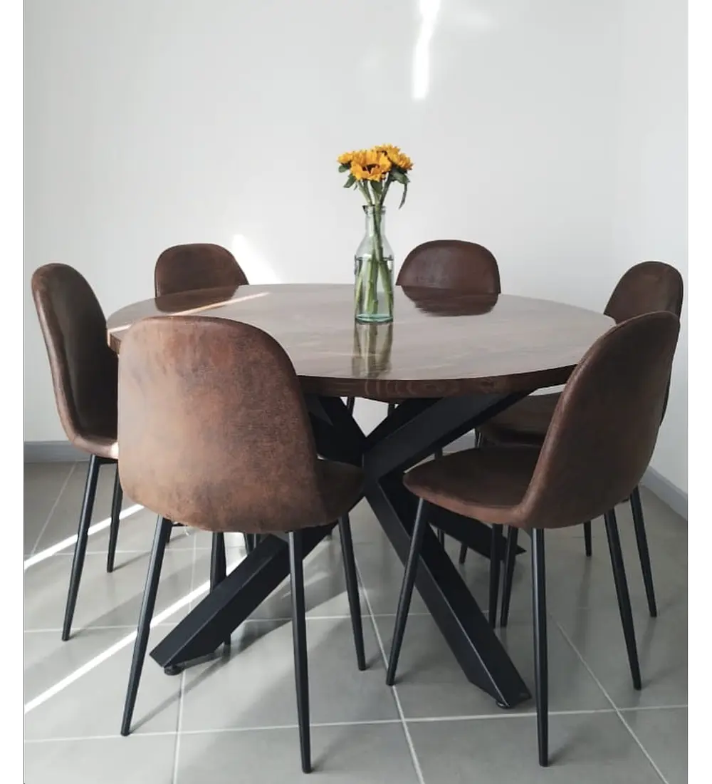 Comedor Redondo 6 personas Modelo Chillan