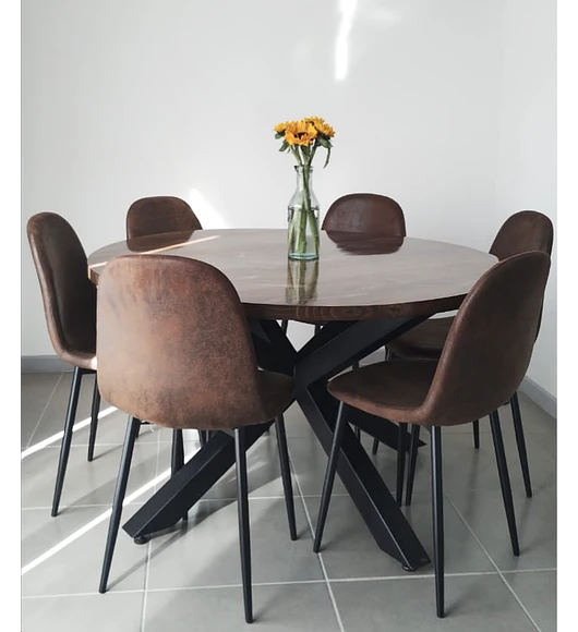 Comedor Redondo 6 personas Modelo Chillan