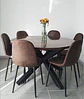 Comedor Redondo 6 personas Modelo Chillan - Miniatura 1
