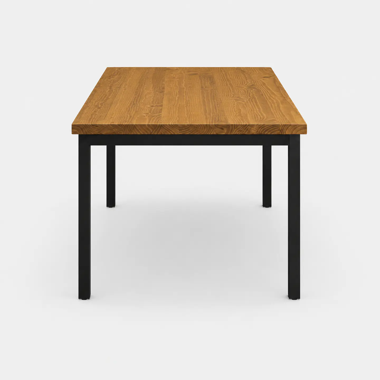 Mesa de Comedor Rectangular Larraín de Madera y Metal 2