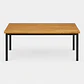 Mesa de Comedor Rectangular Larraín de Madera y Metal - Miniatura 3