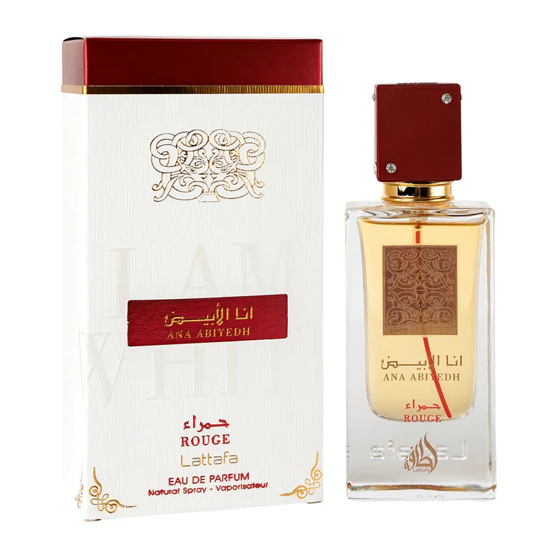 Perfume Ana Abiyedh Rouge Lattafa 60 ml EDP Unisex – Inspirado en Maison Francis Kurkdjian Baccarat Rouge 540 1
