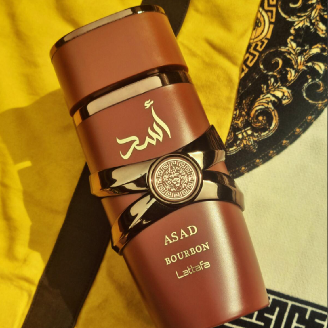 Perfume Lattafa Asad Bourbon 100 ml EDP Hombre – Inspirado en Azzaro The Most Wanted 3