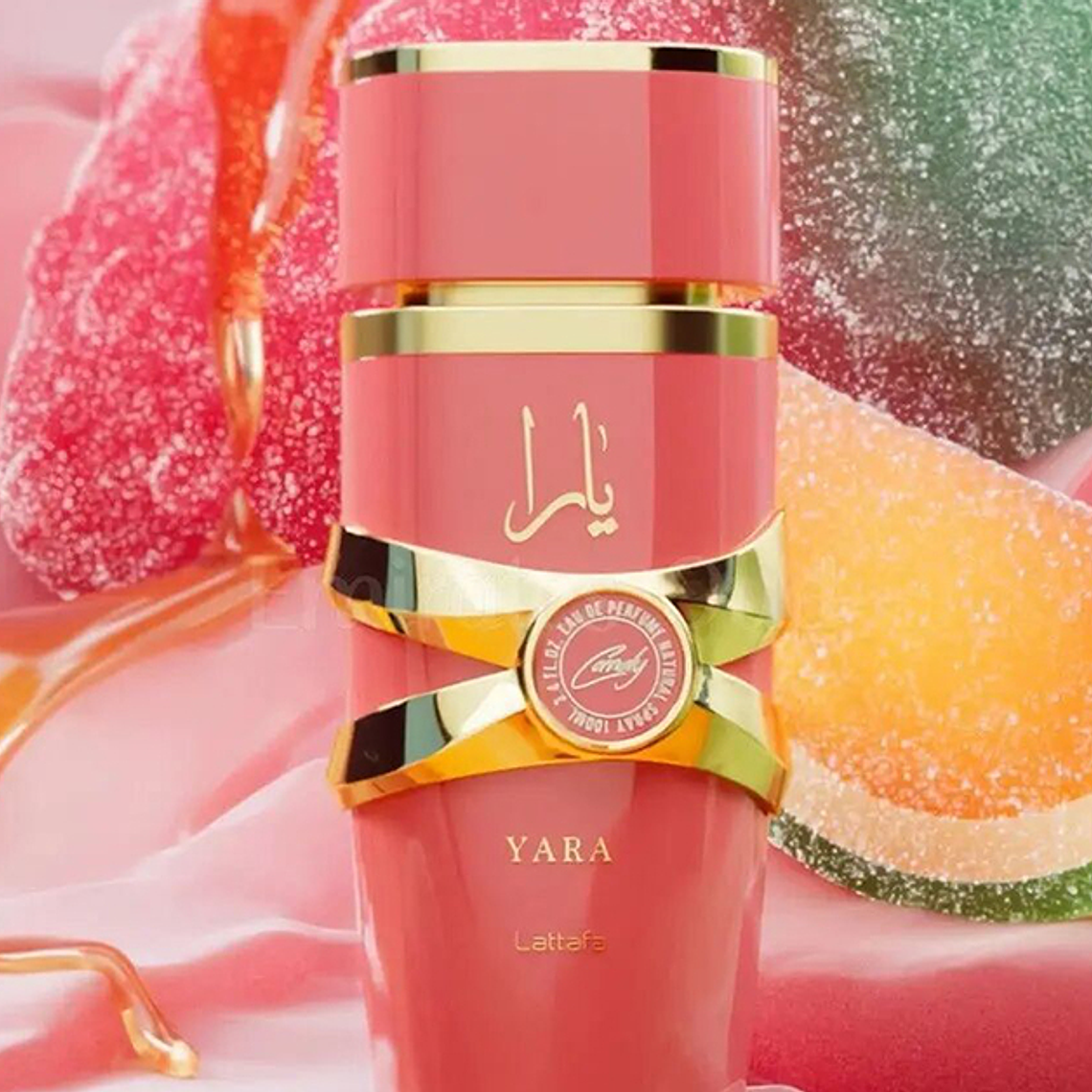 Perfume Lattafa Yara Candy 100 ml EDP Mujer – Inspirado en Ariana Grande Sweet Like Candy 3