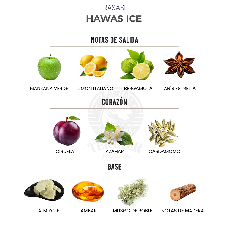 Perfume Rasasi Hawas Ice for Him 100 ml EDP Hombre – Inspirado en Invictus Aqua 2