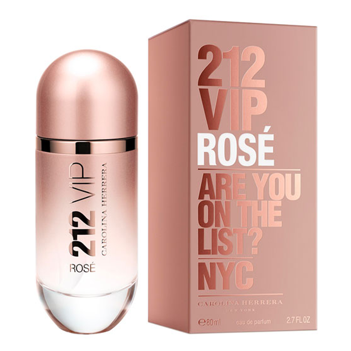 Perfume Carolina Herrera 212 VIP Rosé 80 ml EDP Mujer 1