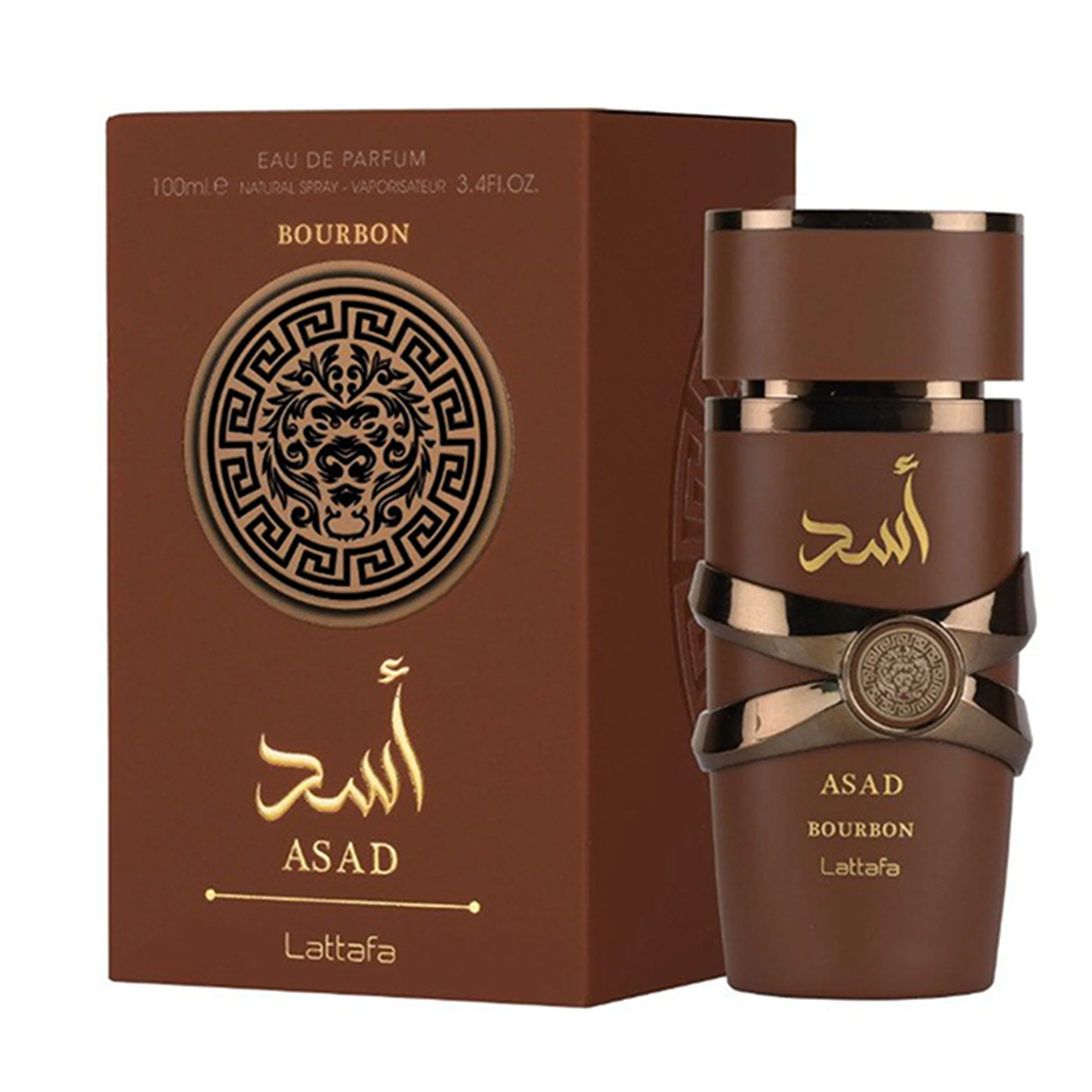 Perfume Lattafa Asad Bourbon 100 ml EDP Hombre – Inspirado en Azzaro The Most Wanted 1