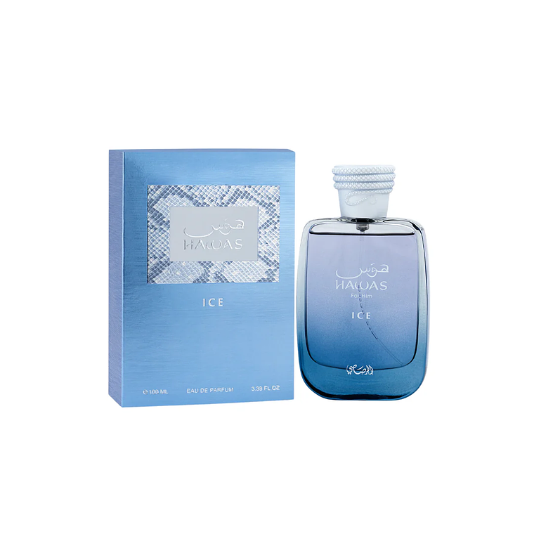 Perfume Rasasi Hawas Ice for Him 100 ml EDP Hombre – Inspirado en Invictus Aqua 1