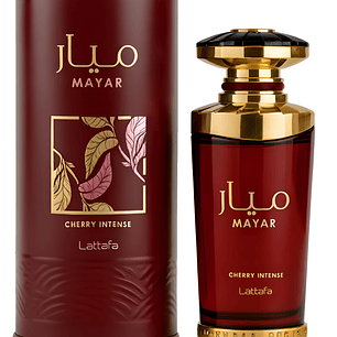 Perfume Lattafa Mayar Cherry Intense EDP 100 ml . Inspirado en Black Opium Over Red YSL