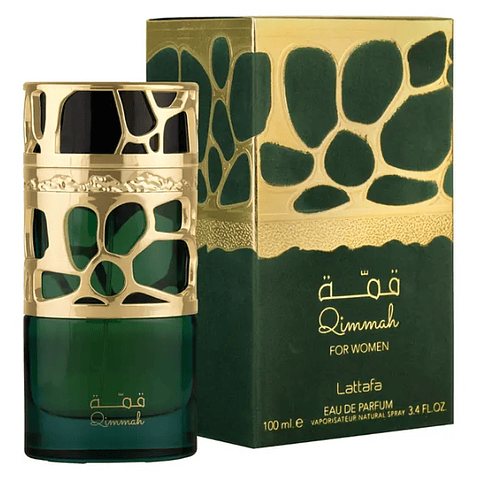 Perfume Qimmah for women 100ml EDP - Lattafa (Inspirado en Good Girl de Carolina Herrera)