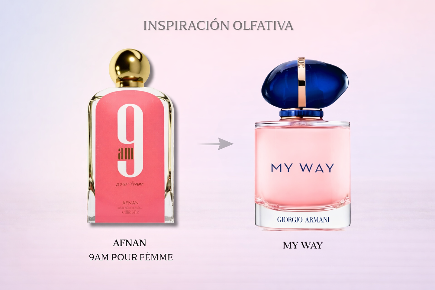 Perfume 9 AM pour Femme 100 ml EDP Mujer – Afnan  (Inspirado en My Way de Giorgio Armani) 2