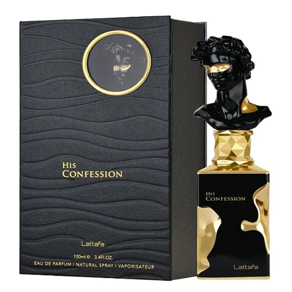 Perfume His Confession de Lattafa EDP 100 ml Hombre  1