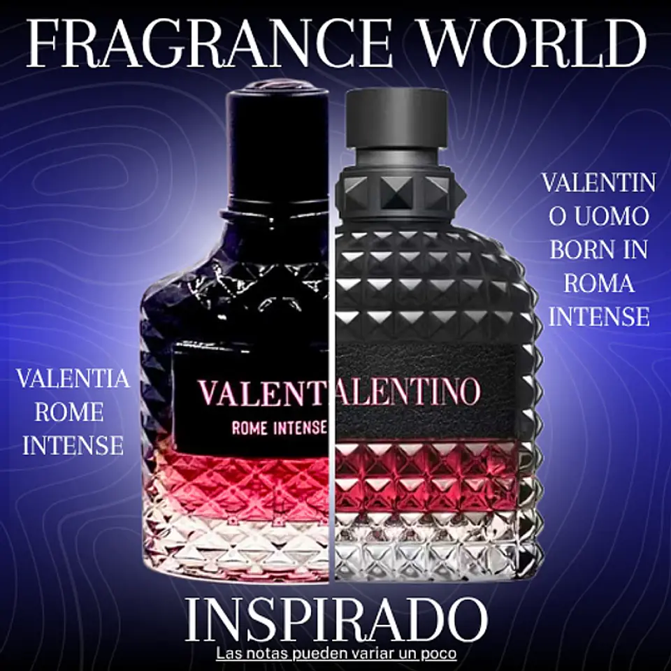 Perfume Valentia Rome Intense EDP 100 ML Hombre - Inspirado en Valentino Born In Roma  2