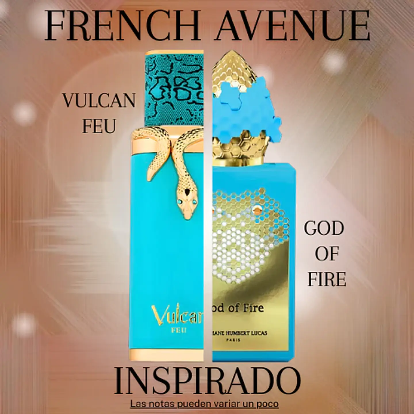 Perfume Vulcan Feu 100 ml EDP Unisex - Inspirado en God Of Fire  2