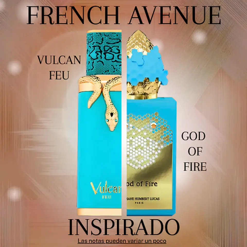 Perfume Vulcan Feu 100 ml EDP Unisex - Inspirado en God Of Fire  2