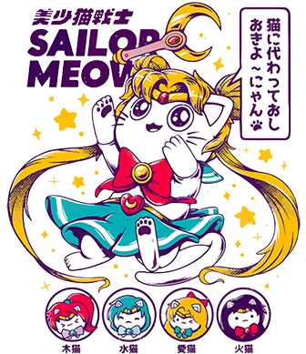 Polera Sailor Meow