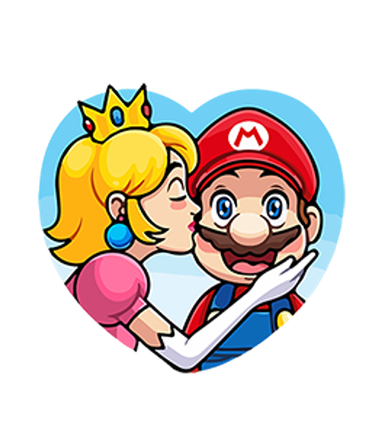 Polera Mario y reina