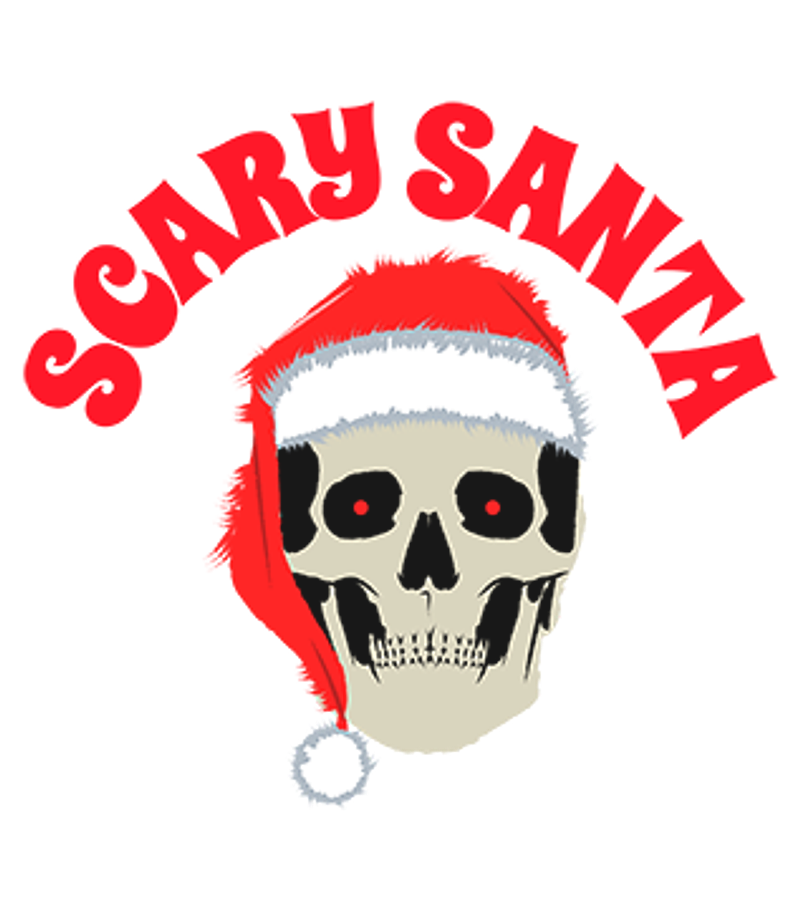 Polera Scary Santa