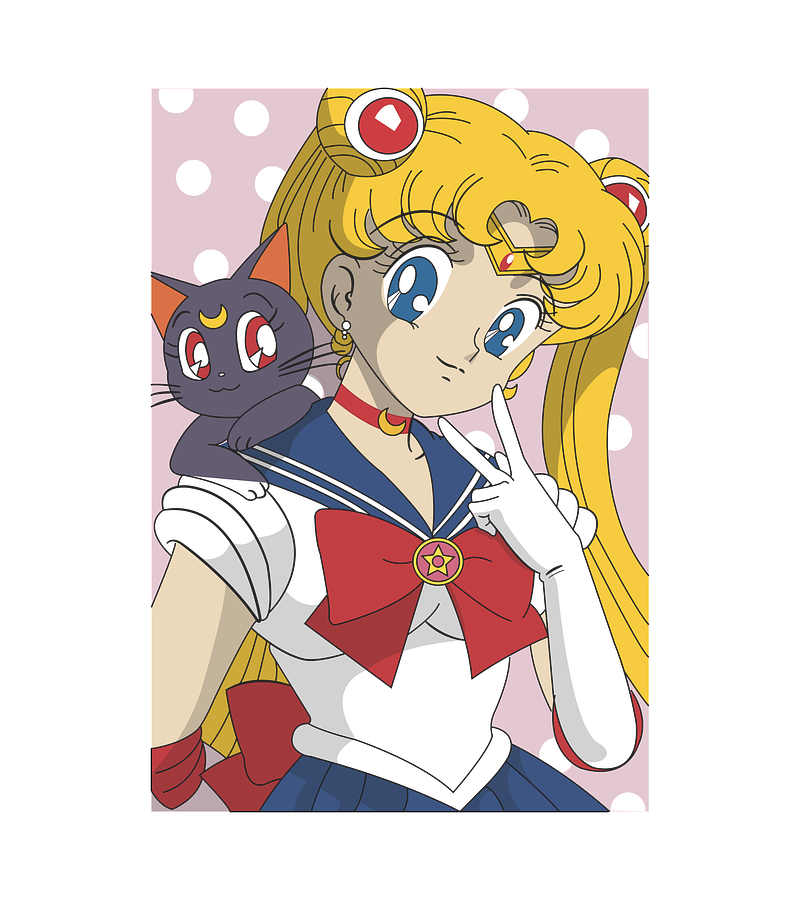 Polera Sailor Moon Gato