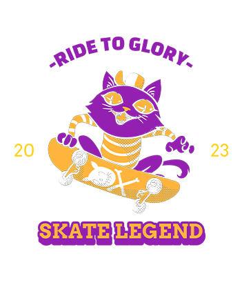 Polera Ride To Glory Skater Legend