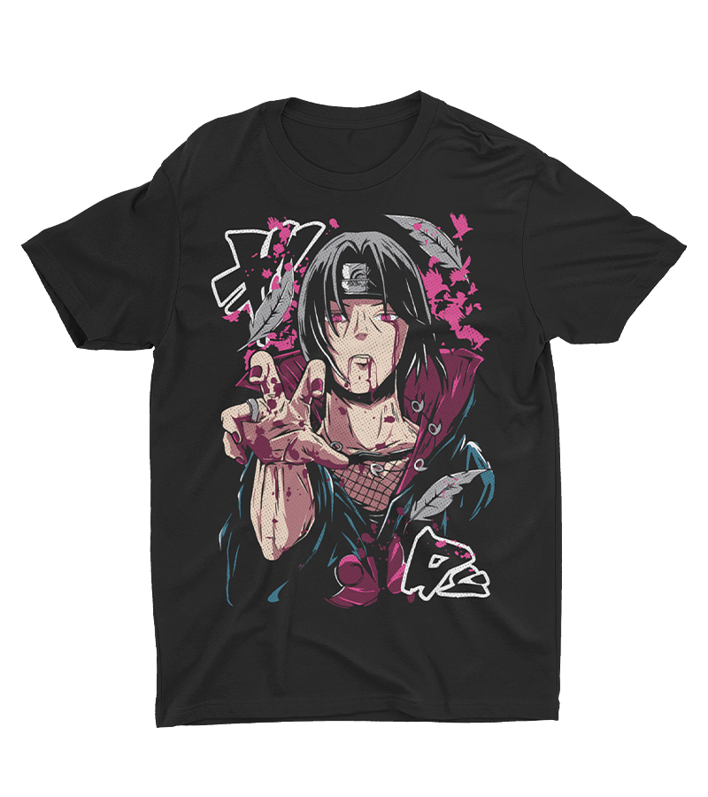 Polera Itachi Uchiha Akatsuki