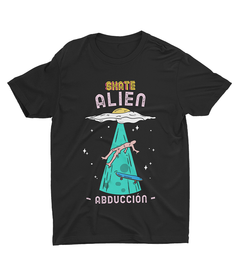 Polera Alien Skate Abducción