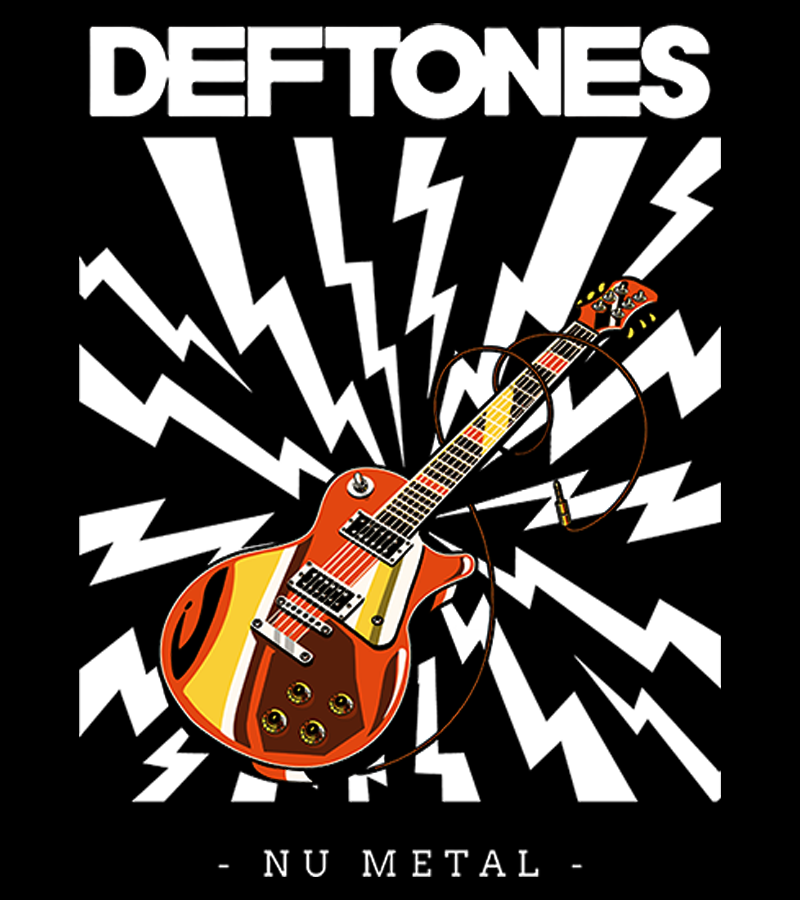 Polera Deftones Guitar