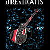 Polera Dire Straits Guitar