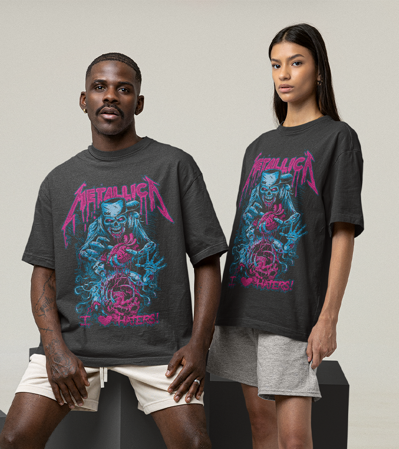 Polera Metallica Monsters