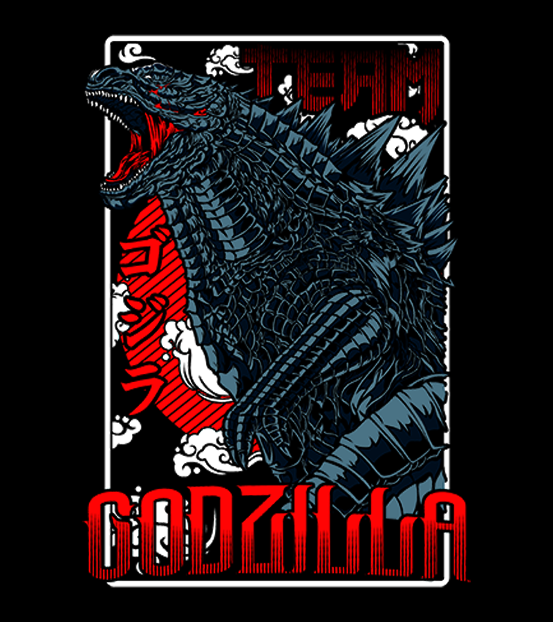 Polera Godzilla