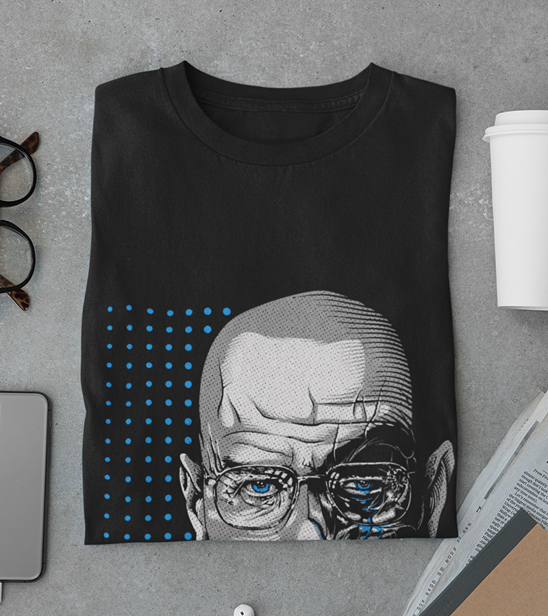 Polera Walter White Heisenberg Blue