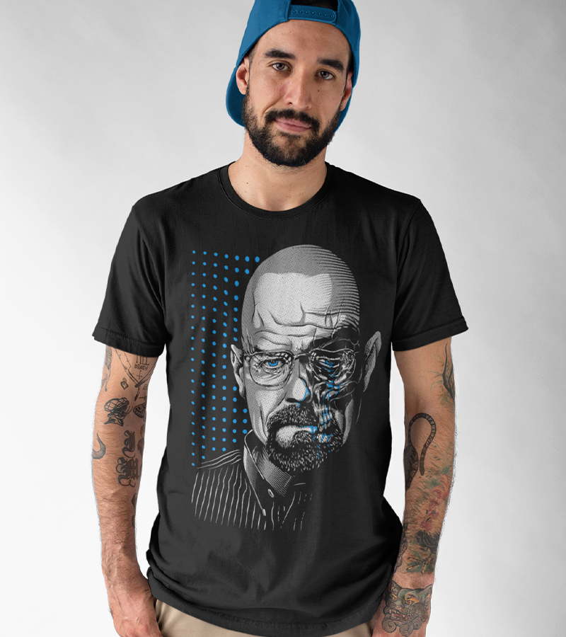 Polera Walter White Heisenberg Blue