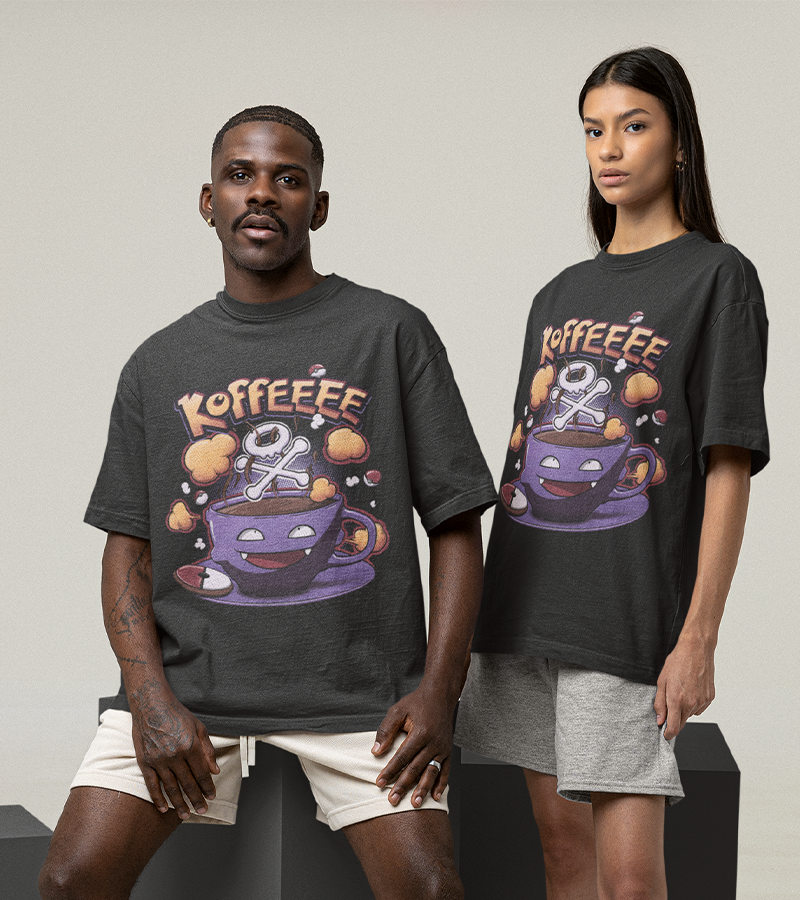 Polera koffing Cafe