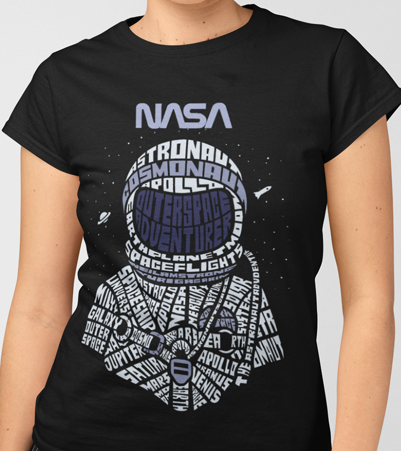 Polera Nasa Astronautas