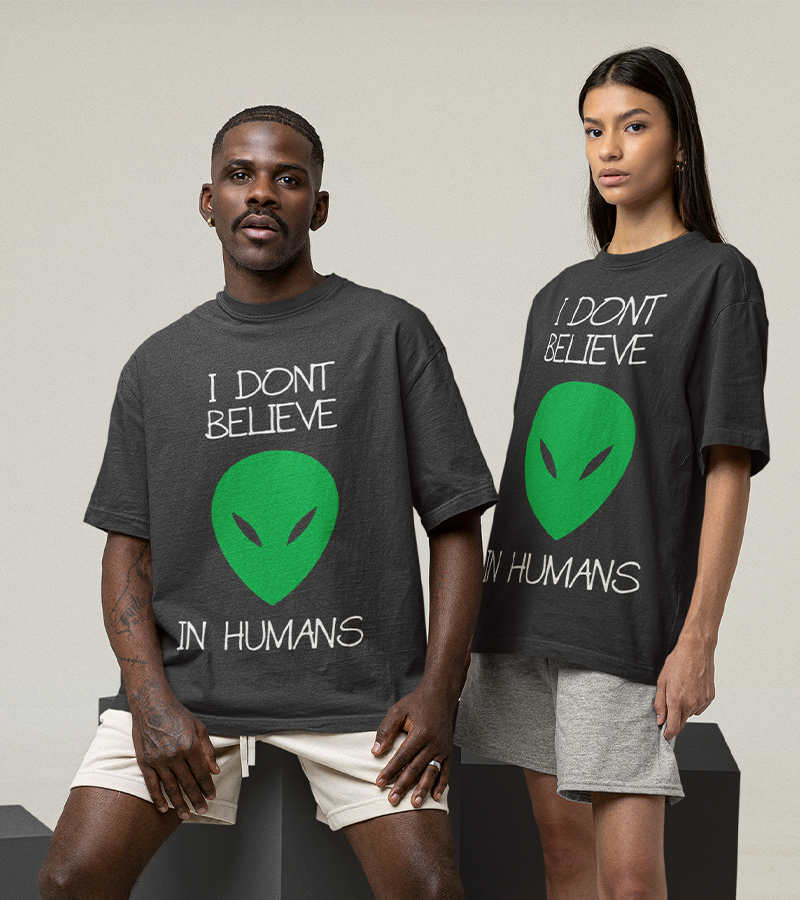 Polera I Don't Believe in Humans