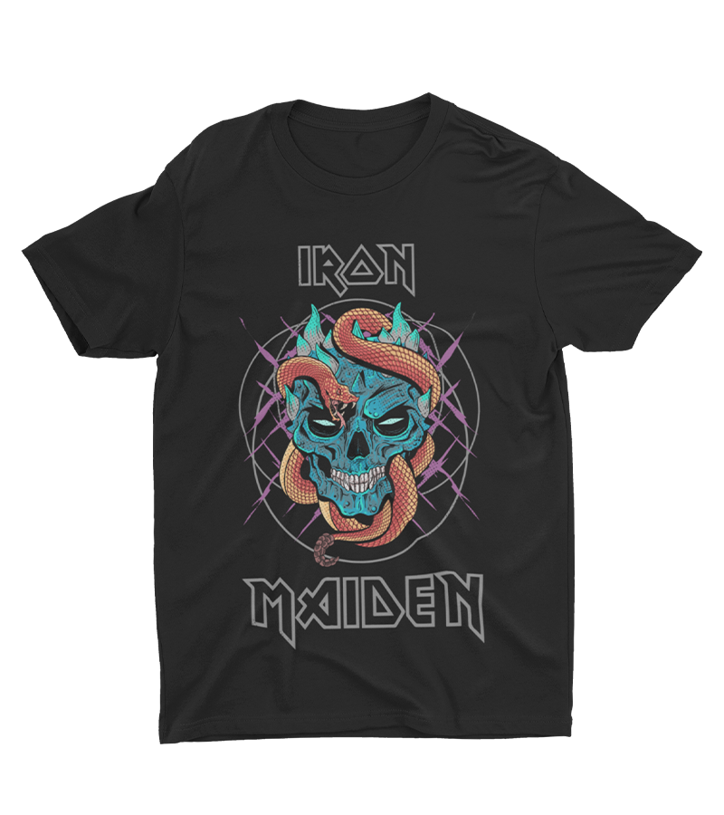 Polera Iron Maiden Snake