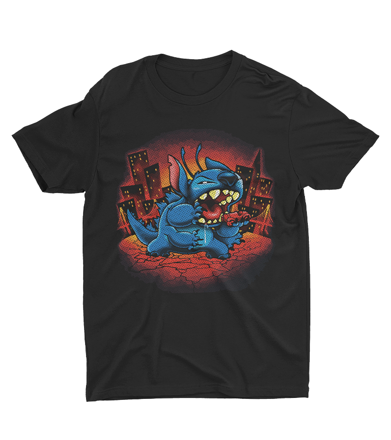 Polera Stitch Godzilla